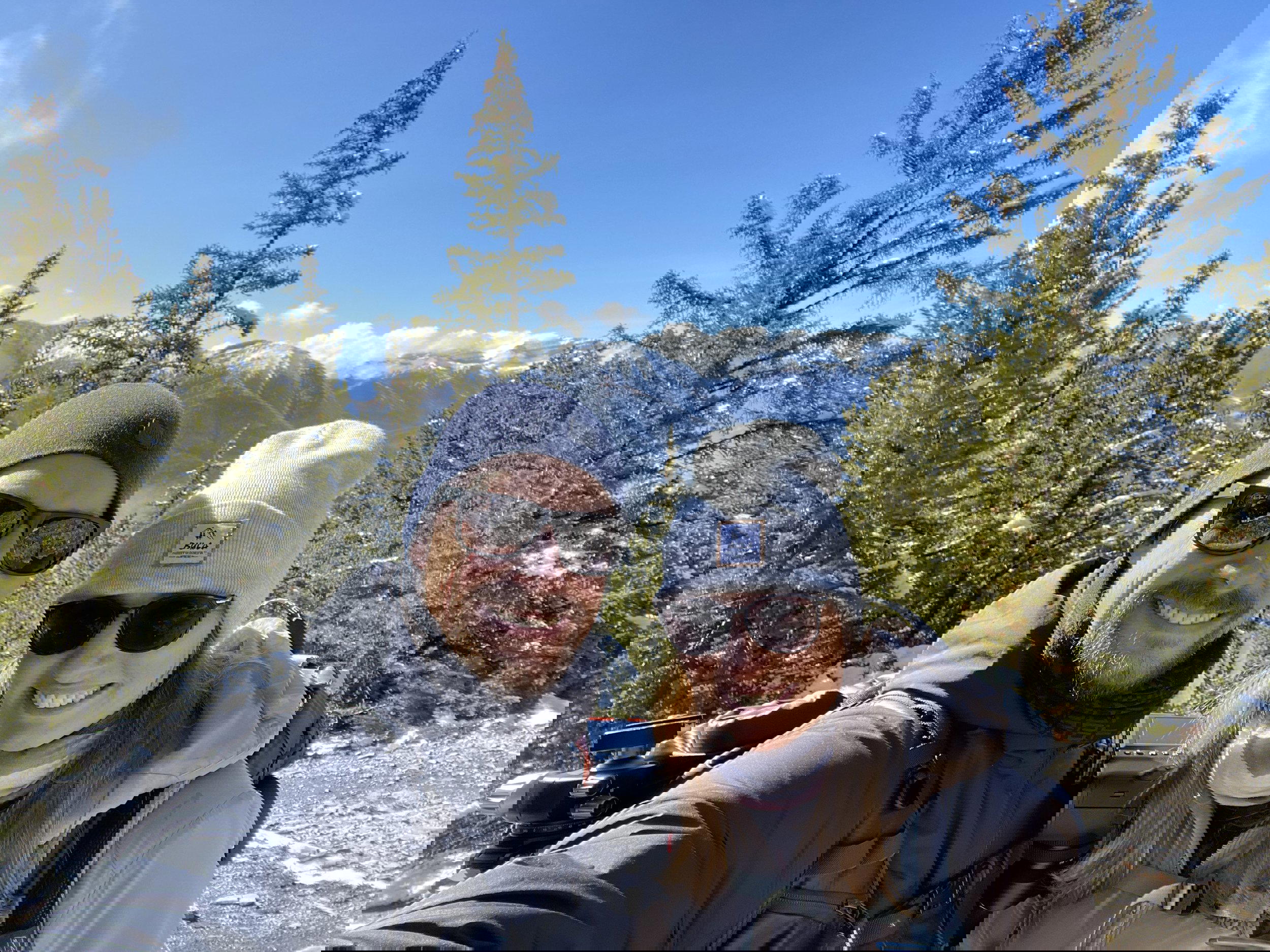 Kathrin and Stefan during their trip to Banff, Canada