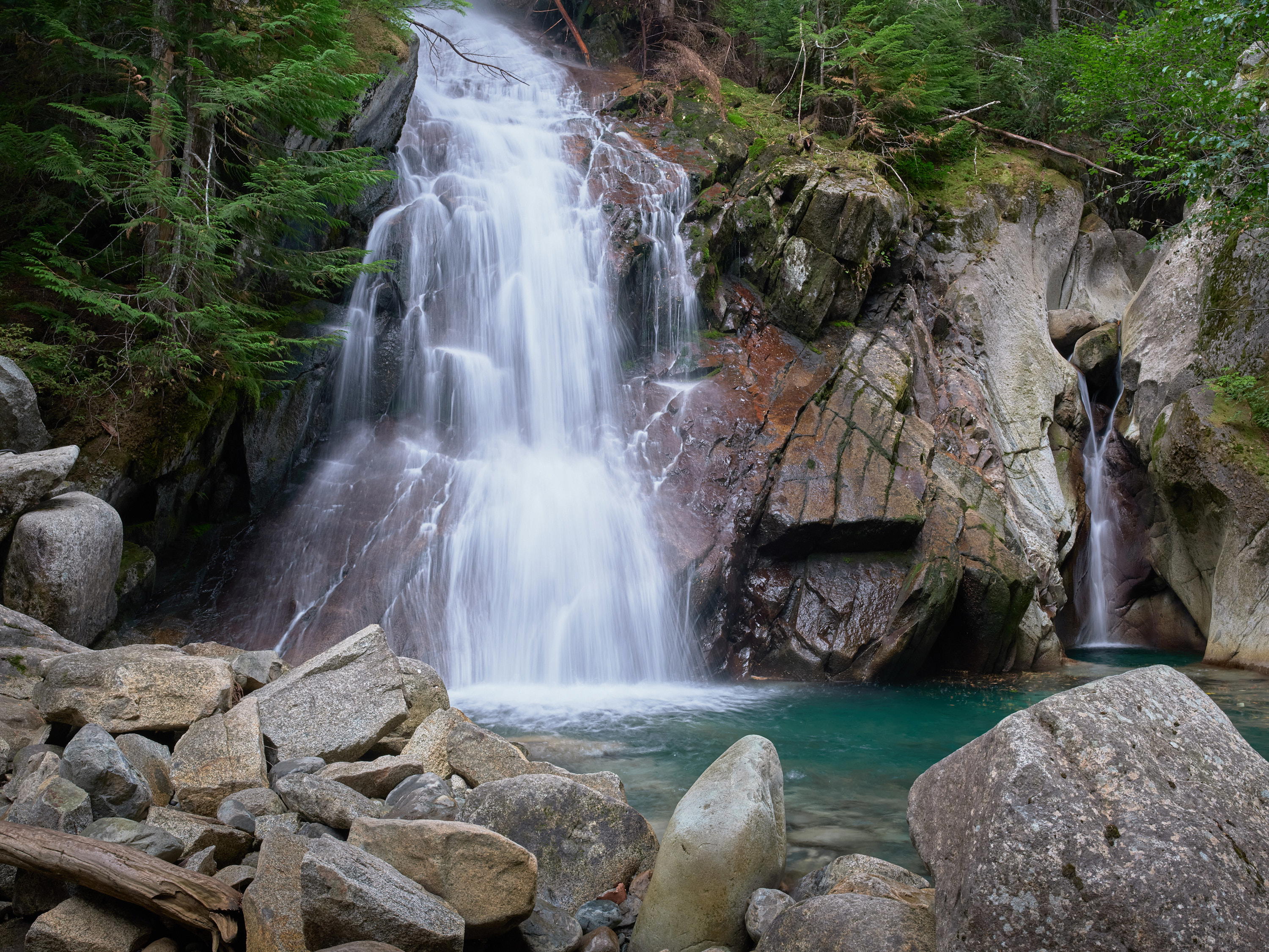 Image of a majestic waterfall in Whistler, Canada
