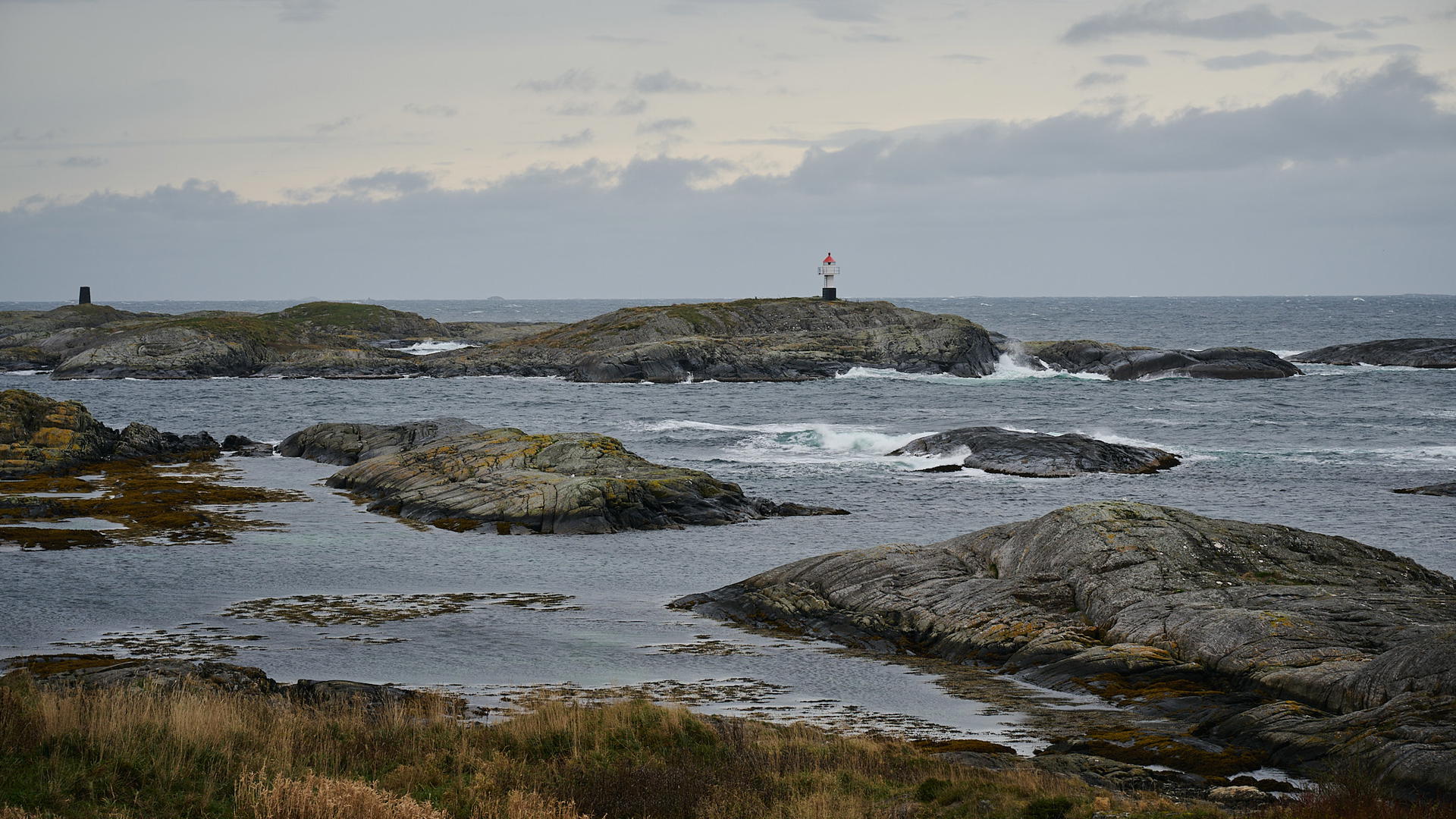 Blick auf einen Leuchtturm