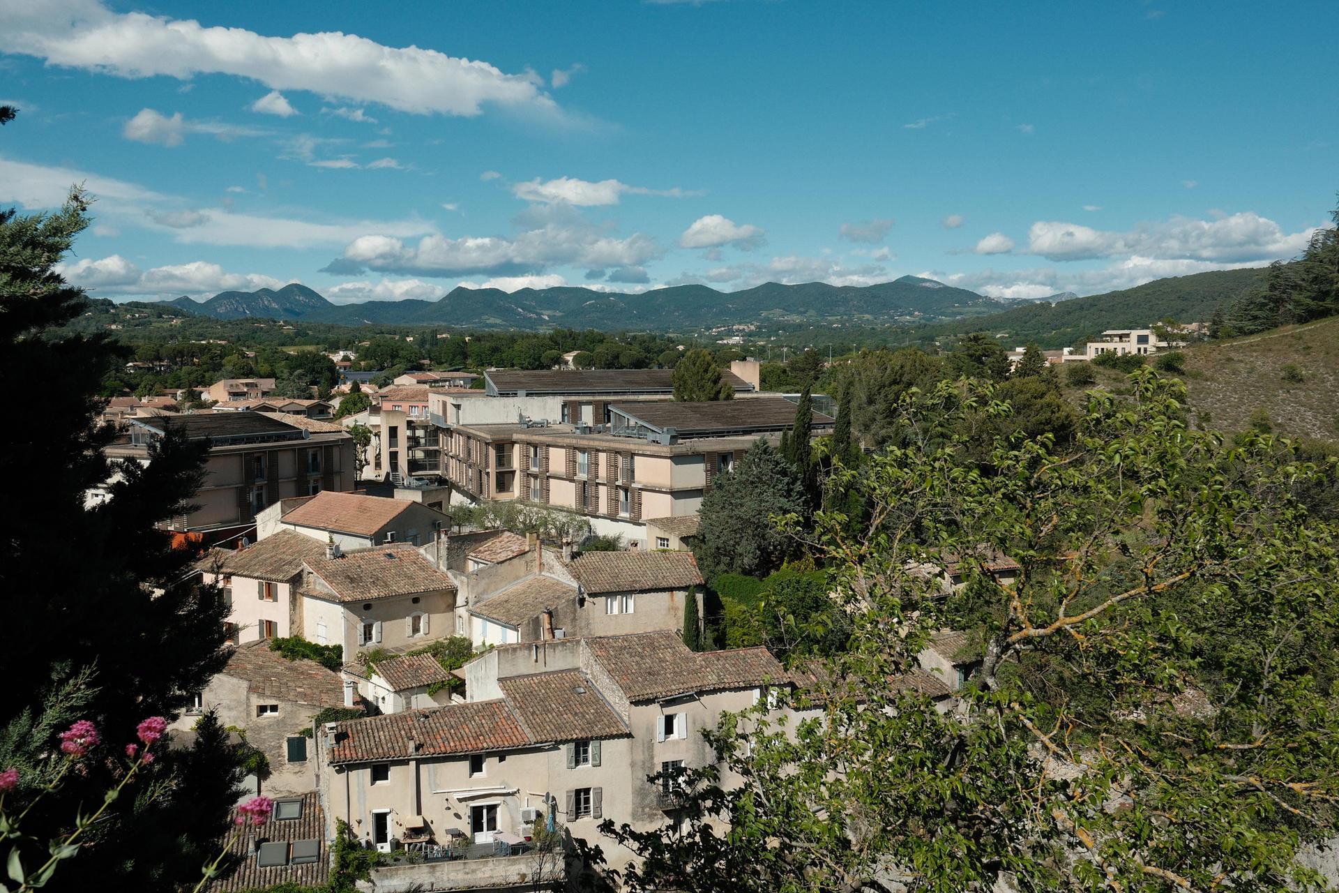 View over Vaison-la-Romaine
