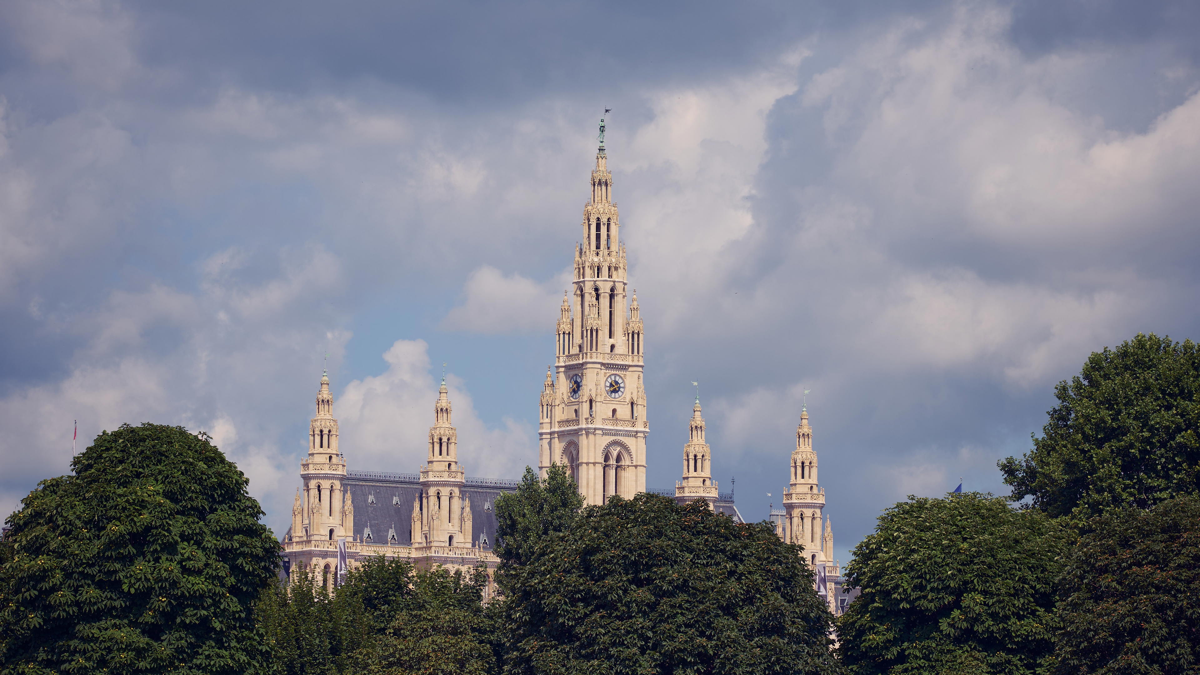 View of a beautiful building in Vienna, Austria