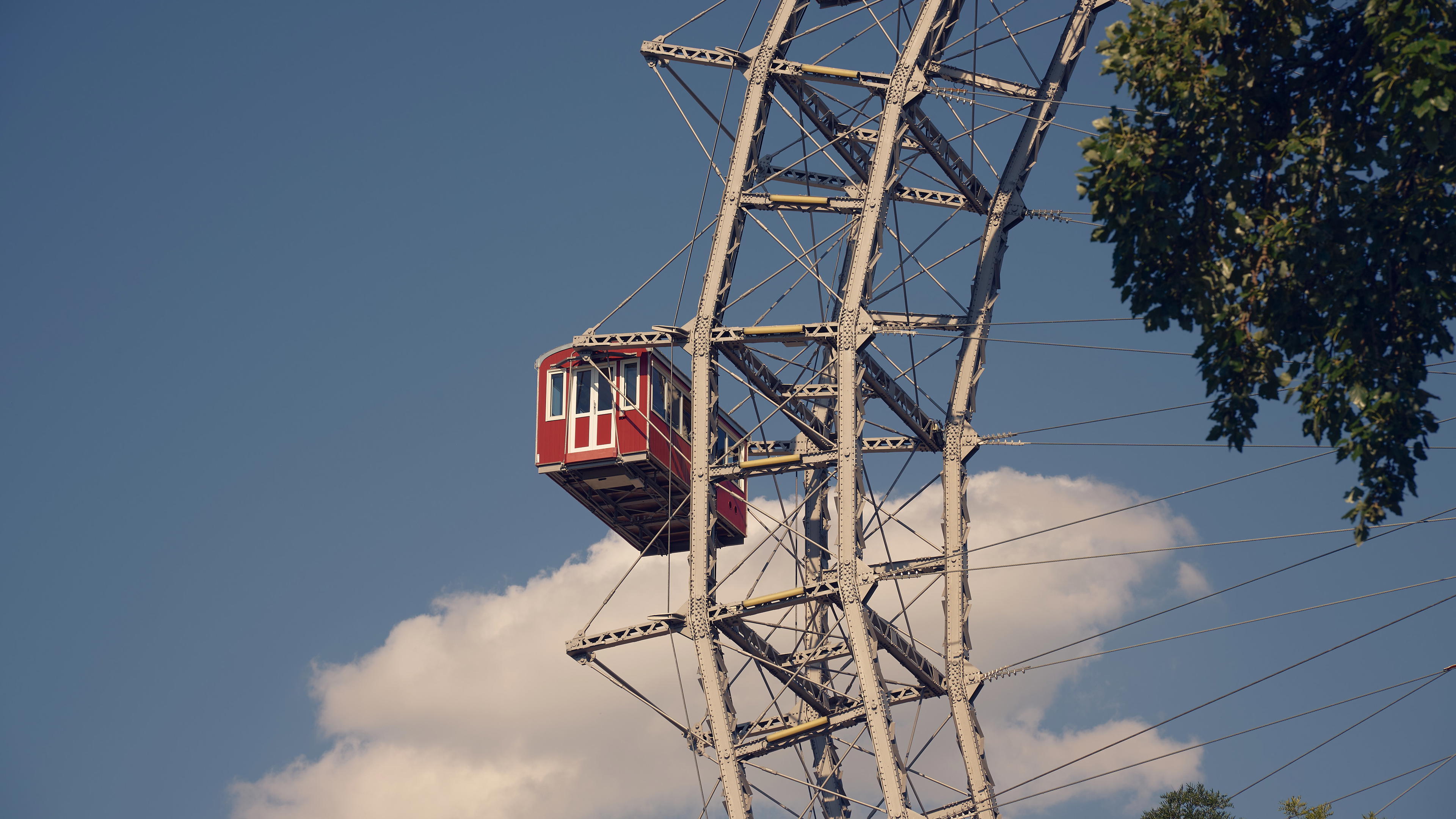 Image of a car on the Vienna Prater Chain Carussel