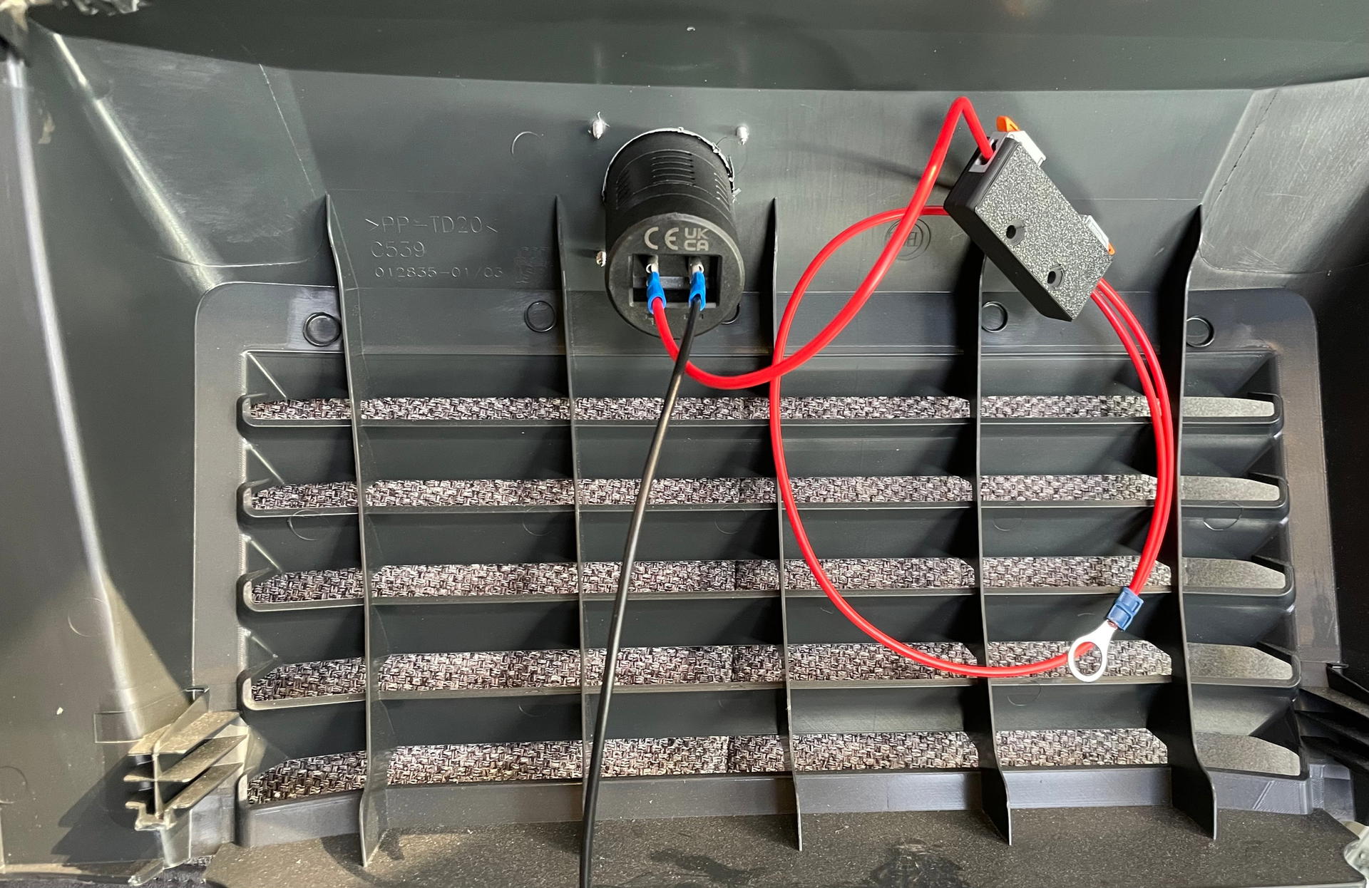 Image of wiring up a power outlet