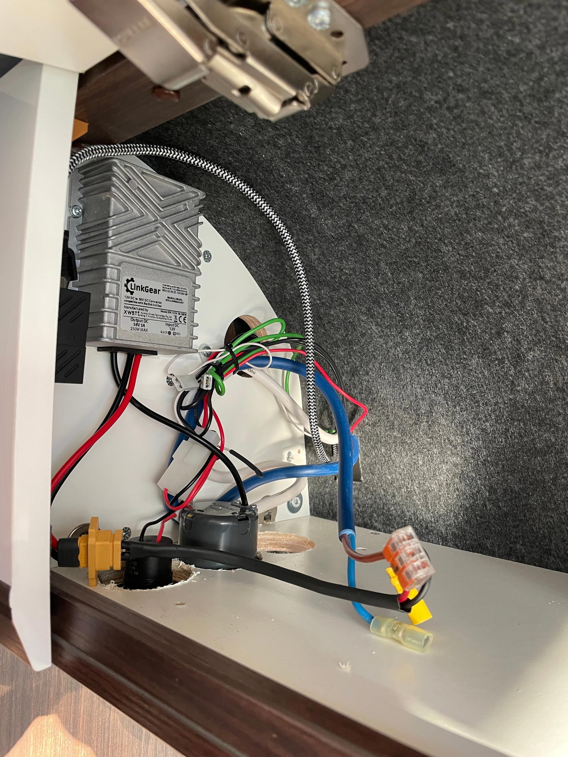 Verkabelung für die Schalter fertig