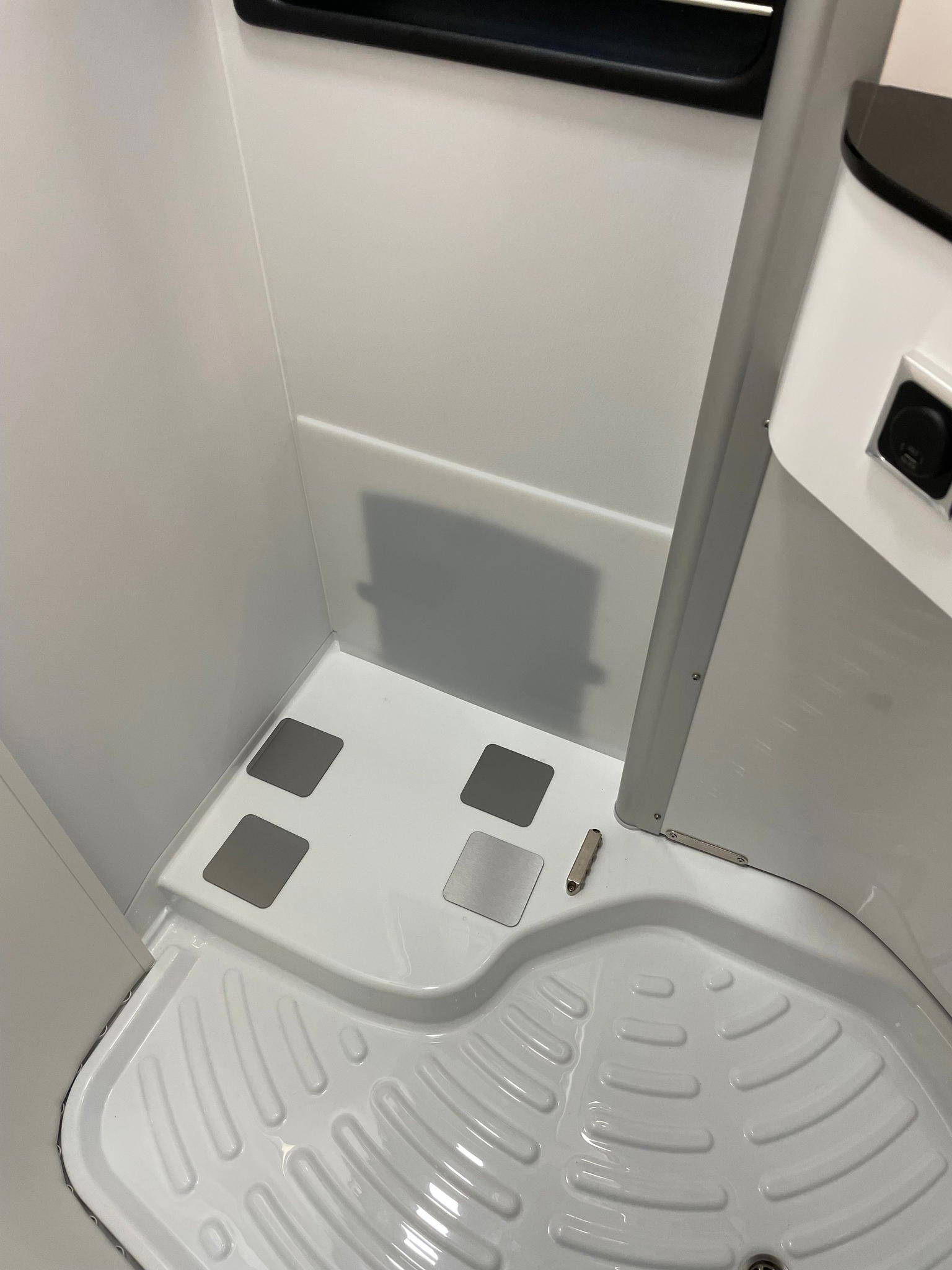 Image showing the prepared base for the new composting toilet