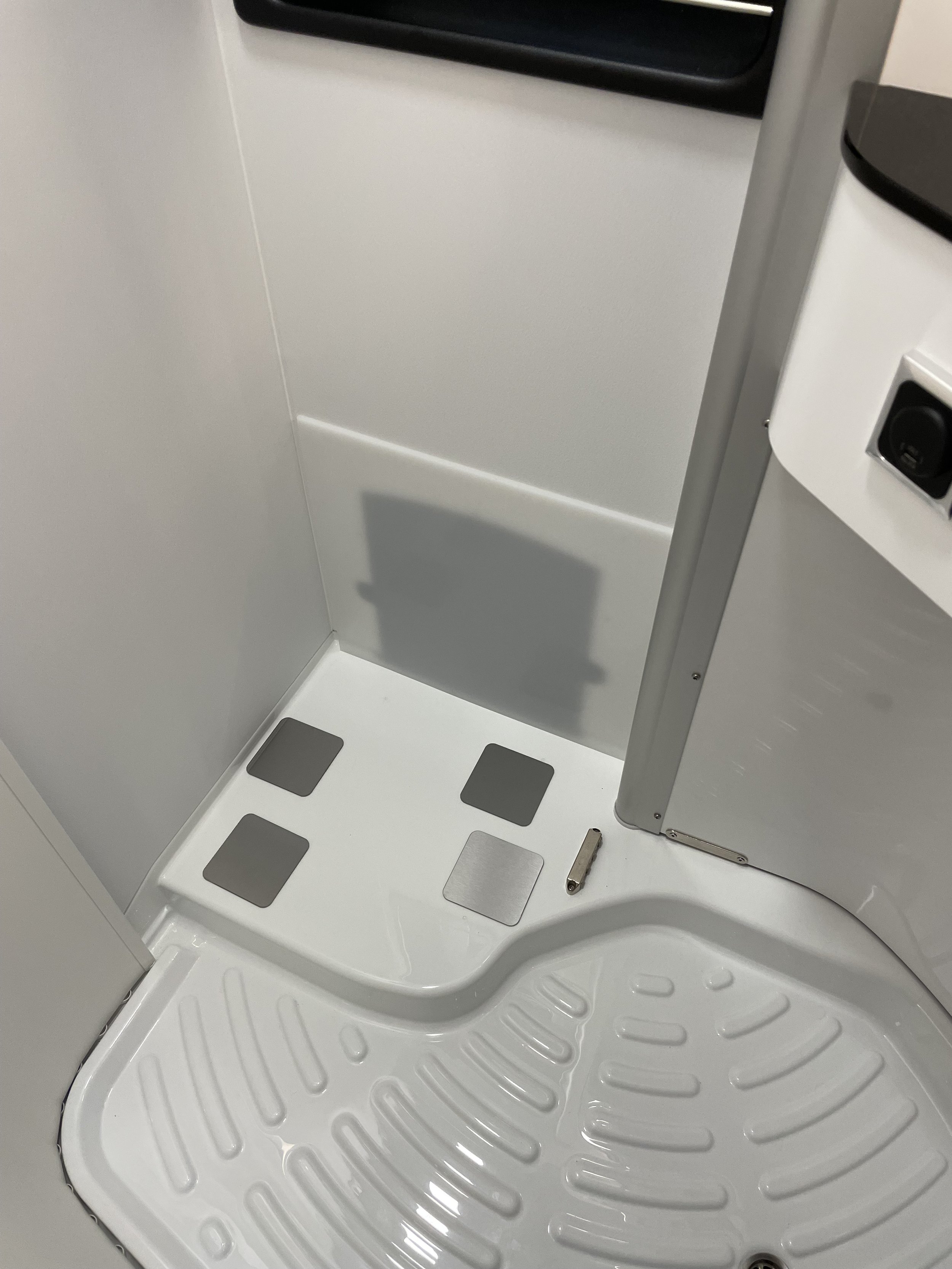 Image showing the prepared base for the new composting toilet